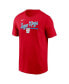 Men's Red Miami Marlins 2-Hit Speed City Connect T-Shirt