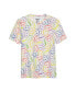 ფოტო #1 პროდუქტის Men's Super Soft Rainbow Licky Crew Neck T-shirt