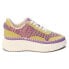 Фото #2 товара COCONUTS by Matisse Go To Platform Lace Up Womens Purple, Yellow Sneakers Casua