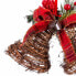 Christmas bauble Red Multicolour PVC Rattan Hoods 10 x 10 x 22 cm