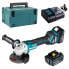 Фото #1 товара Makita Akku-Winkelschleifer 18V DGA513RTJ mit 2x 5,0 Ah Akkus + Lader im MAKPAC