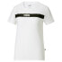 Puma Upfront Line Crew Neck Short Sleeve T-Shirt Womens White Casual Tops 678752