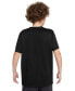 ფოტო #2 პროდუქტის Big Kids' Legend Swoosh-Logo Crewneck Dri-FIT T-Shirt