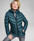 Фото #1 товара Women's Packable Hooded Puffer Coat, Created for Macy's