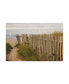 Фото #1 товара Картина холст Along the Beach Fence II Trademark Global - 37" x 49"