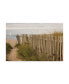 Aledanda Along the Beach Fence II Canvas Art - 37" x 49"