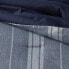 Фото #4 товара 5pc Full/Queen Bowen Reversible Herringbone Stripe Comforter Bedding Set Blue -