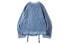 Фото #2 товара Пуховик стильный Umamiism Trendy Clothing UM19AW-1973-2 для мужчин и женщин, джинсовый синий