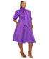 Фото #2 товара Plus Size Carina Donna Flare Dress w/ Pockets