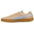 Фото #3 товара Puma Maison Kitsune X Suede Lace Up Mens Beige Sneakers Casual Shoes 381270-01
