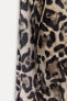 Zw collection ramie animal print blouse