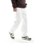 Dickies madison denim loose jeans in white