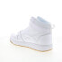 Reebok Resonator Mid Strap Mens White Leather Lifestyle Sneakers Shoes
