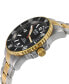 ფოტო #2 პროდუქტის Men's Canal Street Swiss Automatic Two-Tone SS IPYG Stainless Steel Bracelet Watch 46mm