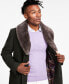 ფოტო #3 პროდუქტის Men's Classic-Fit Double-Breasted Wool Blend Overcoats