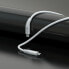 Фото #5 товара Kabel przewód elastyczny USB-C - USB-C 6A 1m biały