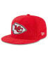 Фото #4 товара Men's Red Kansas City Chiefs Throwback Cord 59FIFTY Fitted Hat