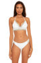 Фото #1 товара Becca by Rebecca Virtue Womens Layla Avery Halter Top White Size LG