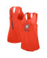 ფოტო #1 პროდუქტის Women's Orange Houston Astros City Connect Crossed Back Tank Top