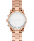 ფოტო #4 პროდუქტის Women's Runway Quartz Chronograph Rose Gold-Tone Stainless Steel Watch 38mm