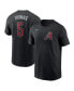 Фото #1 товара Men's Alek Thomas Black Arizona Diamondbacks 2024 Fuse Name and Number T-shirt