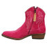 Фото #3 товара Dingo Daisy Mae Suede Embroidered Round Toe Zippered Cowboy Booties Womens Size