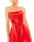 Women's Strapless Rouched Gown