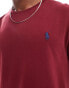 Polo Ralph Lauren icon logo t-shirt in burgundy