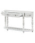 Фото #4 товара 52" Modern Curved Console Table with 4 drawers