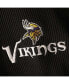 Фото #2 товара Men's Black Minnesota Vikings Maverick Thermal Henley Long Sleeve T-shirt