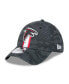 Фото #1 товара Men's Black Atlanta Falcons 2024 Sideline 39THIRTY Flex Hat