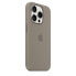 Apple iPhone 15 Pro Silikon Case mit MagSafe"Tonbraun iPhone 15 Pro