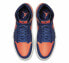 Jordan Air Jordan 1 Retro High Blue Void 尼克斯 高帮 篮球鞋 女款 蓝橙