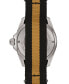 ფოტო #2 პროდუქტის Men's Swis Automatic DS Action Black & Orange Synthetic Strap Watch 43mm