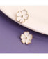 ფოტო #3 პროდუქტის Women's Flower Stud Earrings