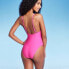 Фото #3 товара Women's Lace-Up Detail One Piece Swimsuit - Shade & Shore