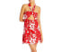 Faithfull the Brand Womens Mairie Floral Print Dress Floral Red Size US 8