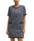 Фото #1 товара Women's Relaxed-Fit Tweed Dress