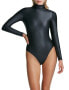 Фото #1 товара Commando Matte Metallic Turtleneck Bodysuit - EHT404