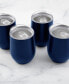 Фото #3 товара Набор из 4 изолированных винных стаканов CAMBRIDGE Cambridge 12 унций, синий