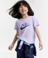 Little Girls New Impression Heart Graphic T-Shirts