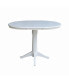 Фото #3 товара 36" Round Top Pedestal Table with 12" Leaf