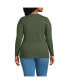 ფოტო #2 პროდუქტის Plus Size Long Sleeve Micro Rib T-Shirt