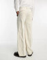 Фото #4 товара Only & Sons loose fit suit trousers in beige