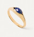 Кольцо PDPAOLA Lapis Lazuli Nomad Vanilla AN01-A49