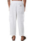 ფოტო #2 პროდუქტის Men's Cargo Linen Pant