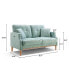 Living Space Sofa 2 Seater, Loveseat With Waterproof Fabric, USB Charge