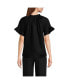 ფოტო #3 პროდუქტის Women's TENCEL Fiber Ruffle Blouse