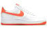 Фото #3 товара Кроссовки мужские Nike Air Force 1 Low бело-оранжевые
