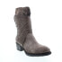 Фото #2 товара A.S.98 Callhoun A22208-101 Womens Gray Leather Zipper Casual Dress Boots 11